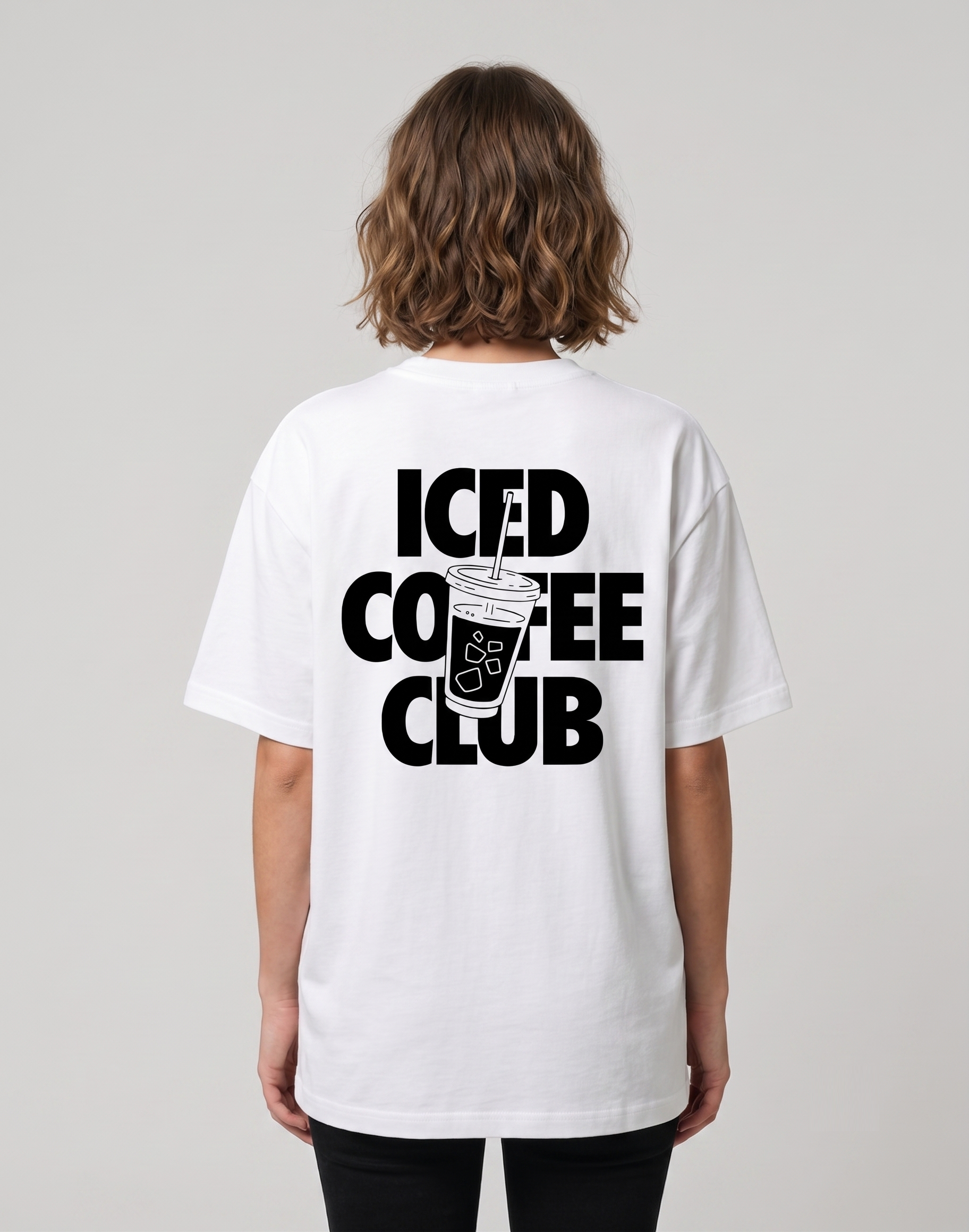 Iced coffee club - white HW