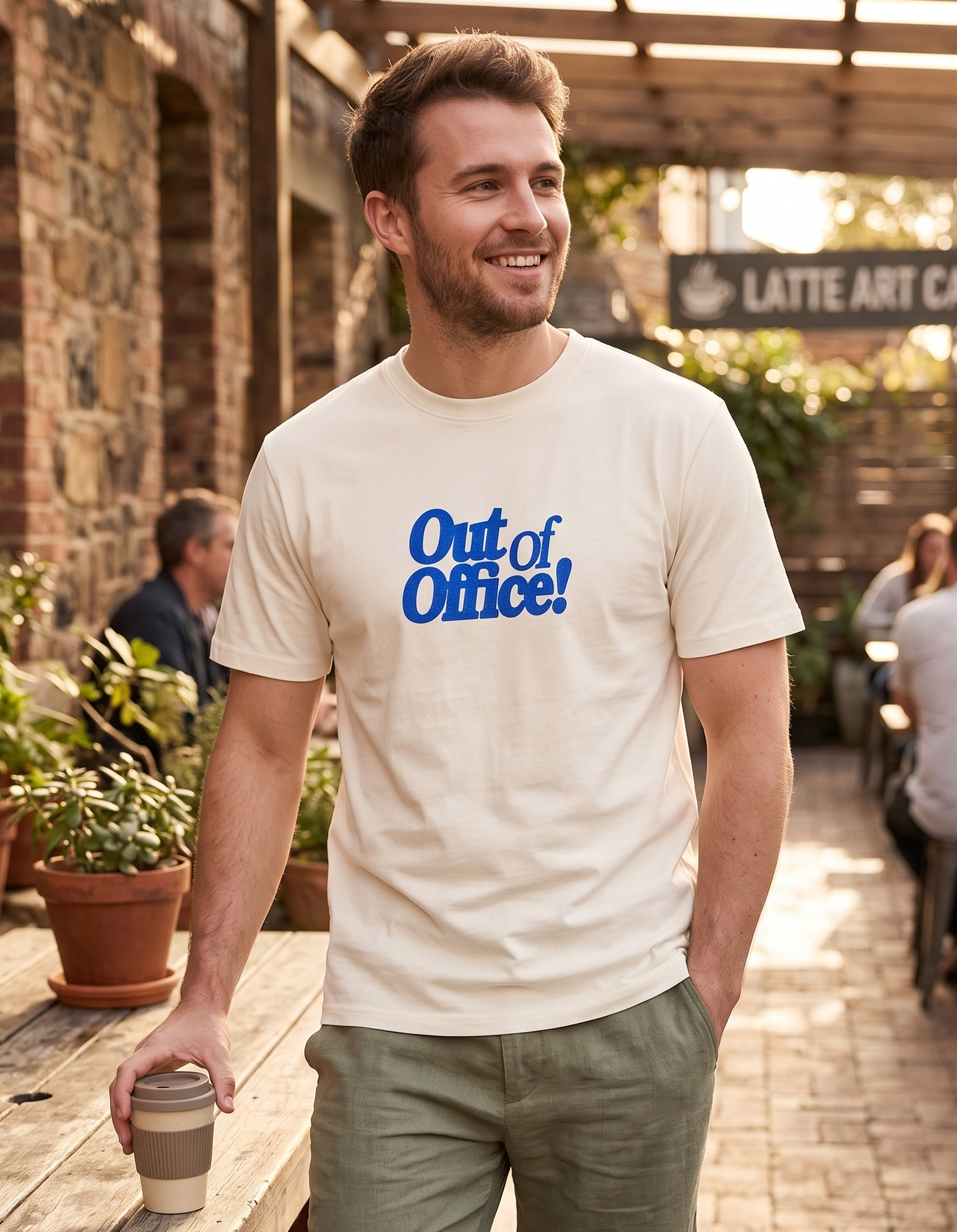 Out of office - off white