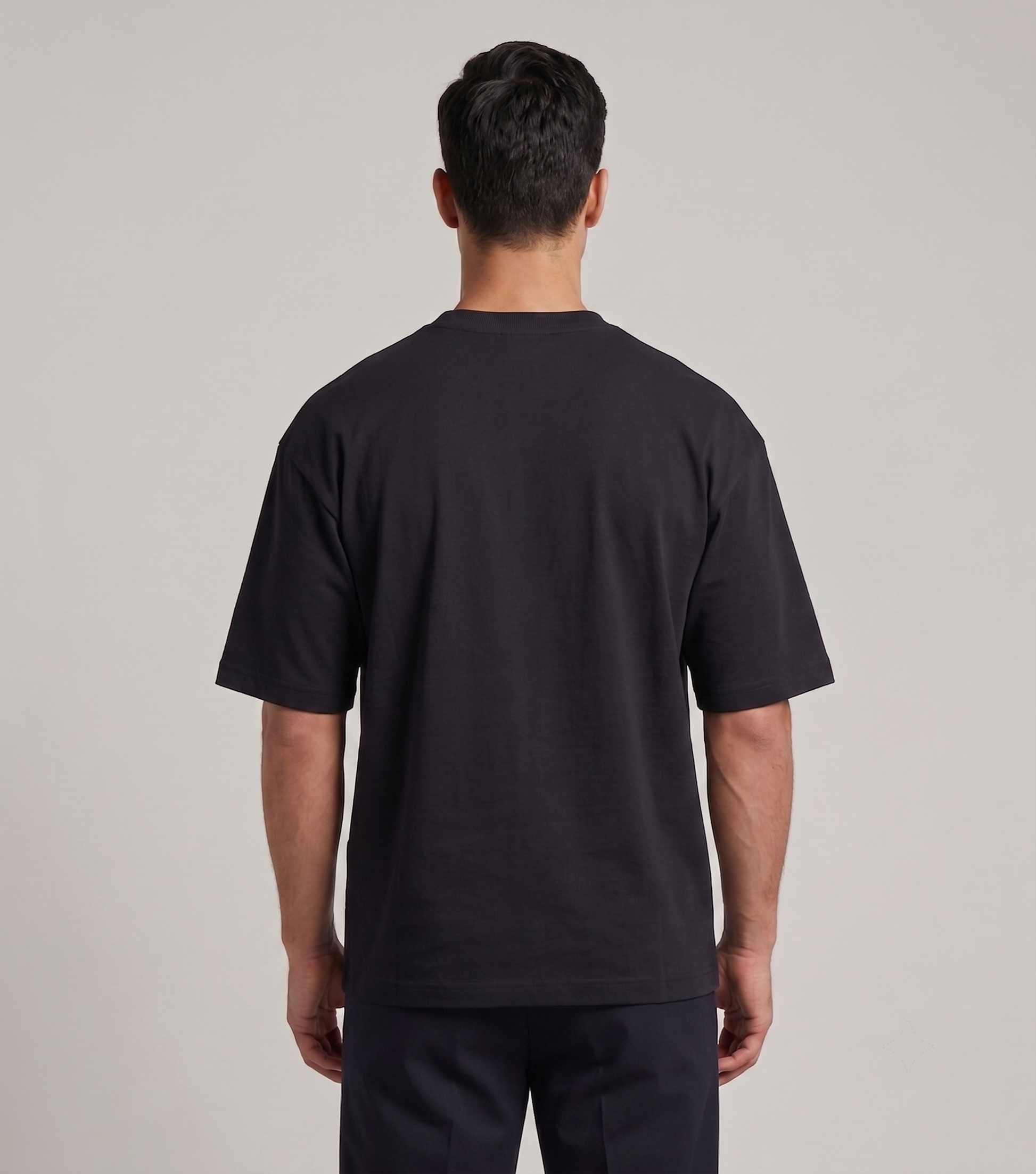 Black - oversized boxy fit t shirt