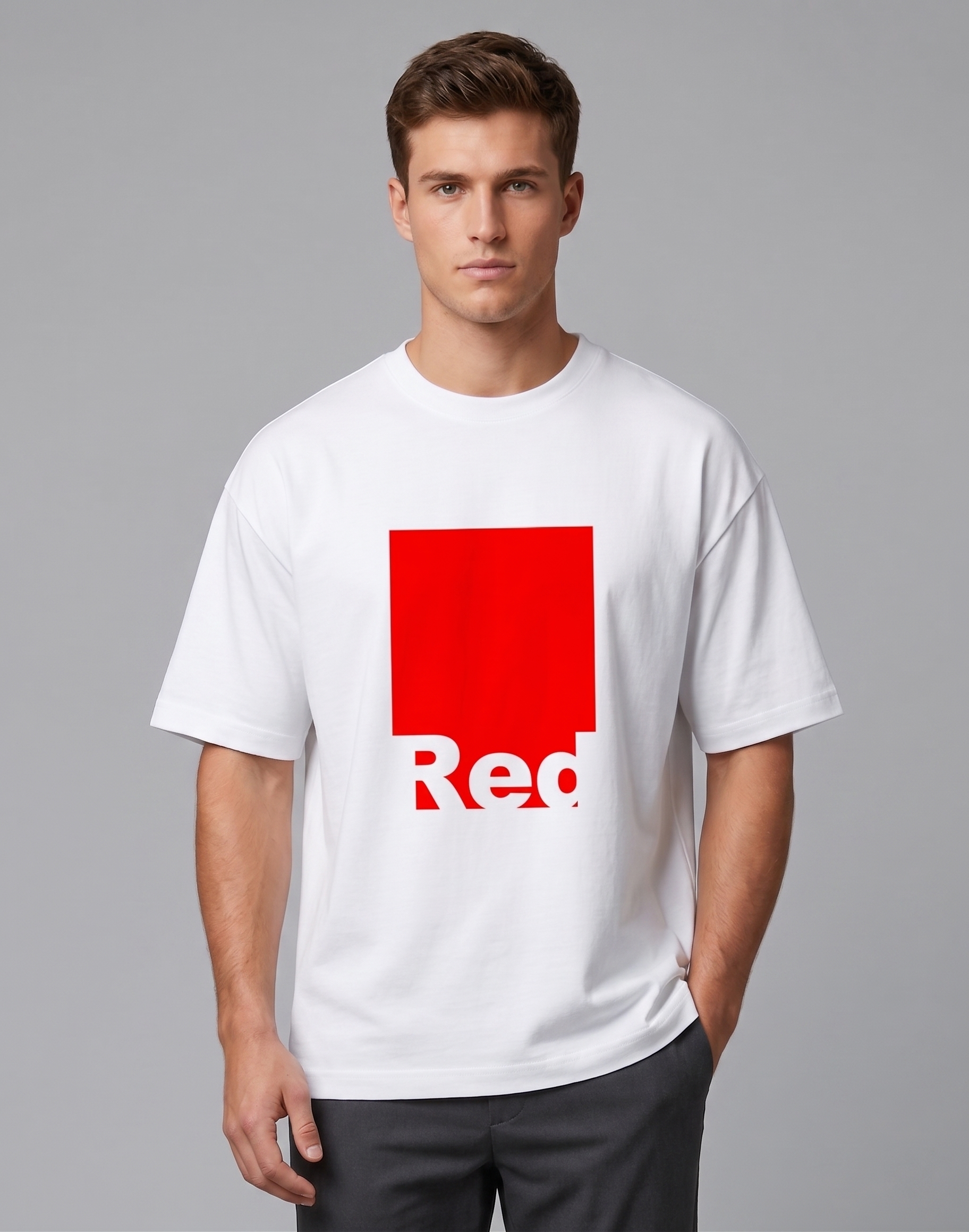 RED - white