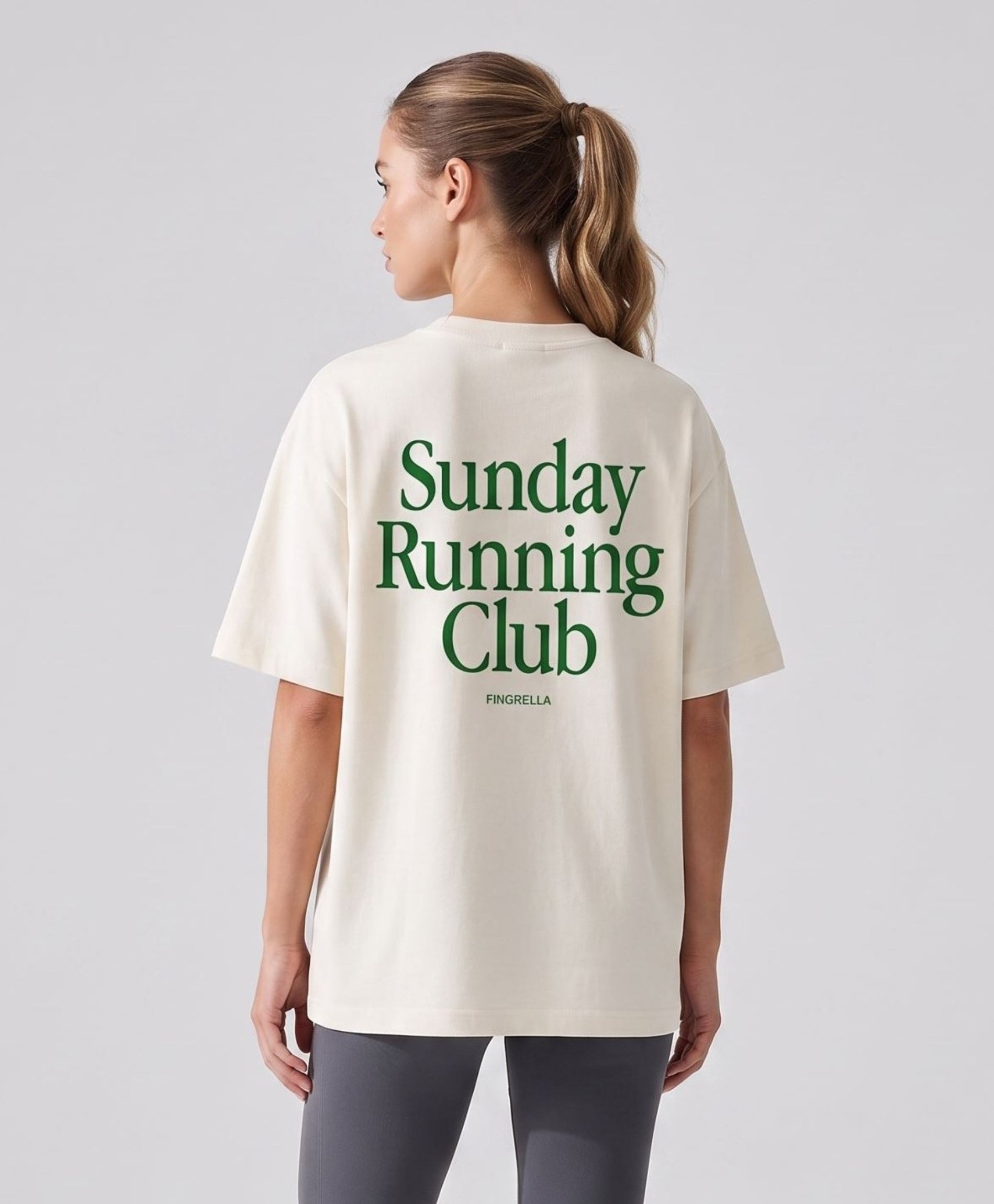 Sunday running club - off white