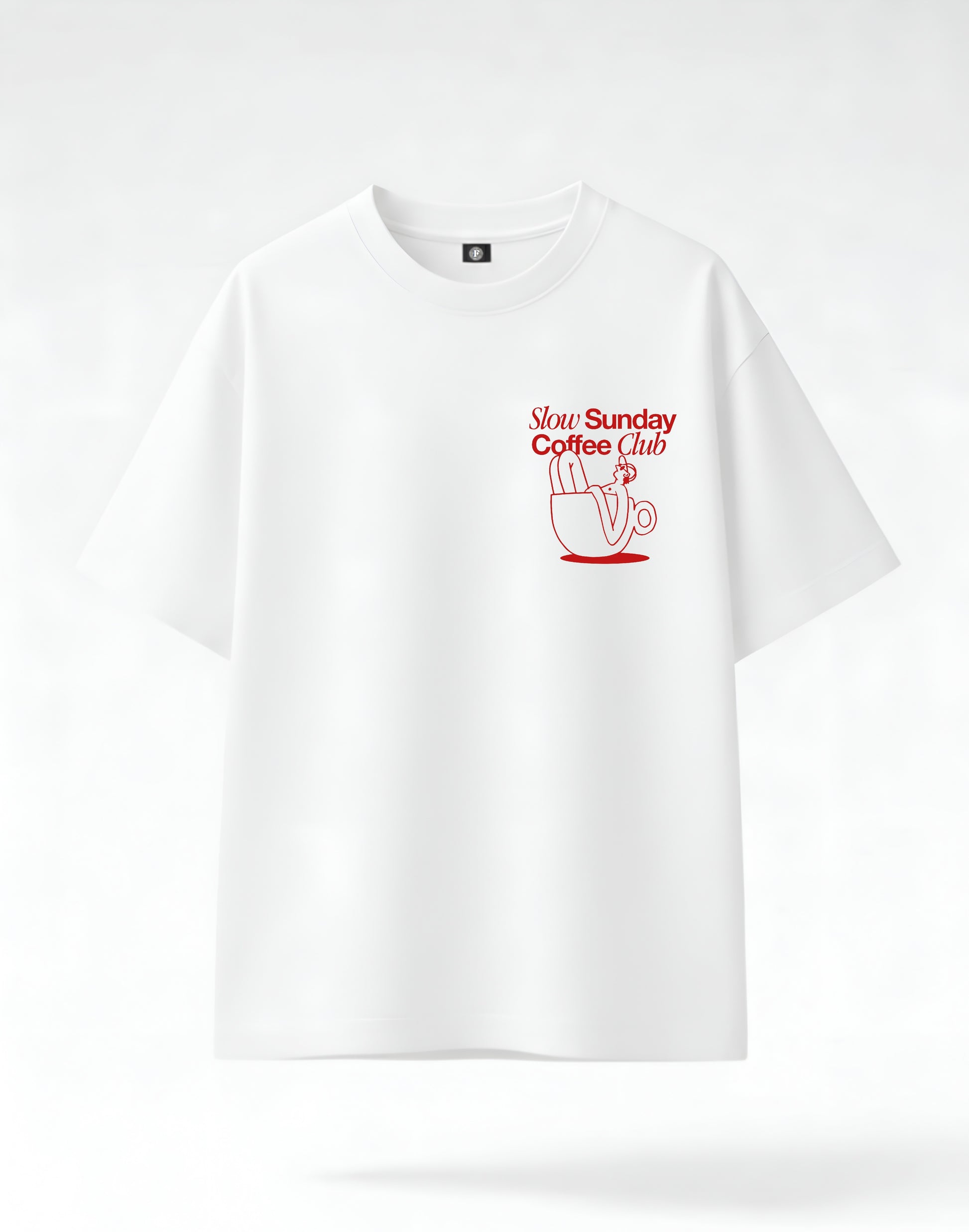 Slow sunday coffee club - white