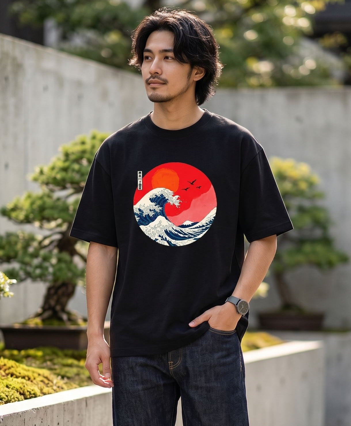 The great wave - black HW