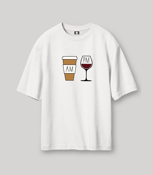 AM PM - white