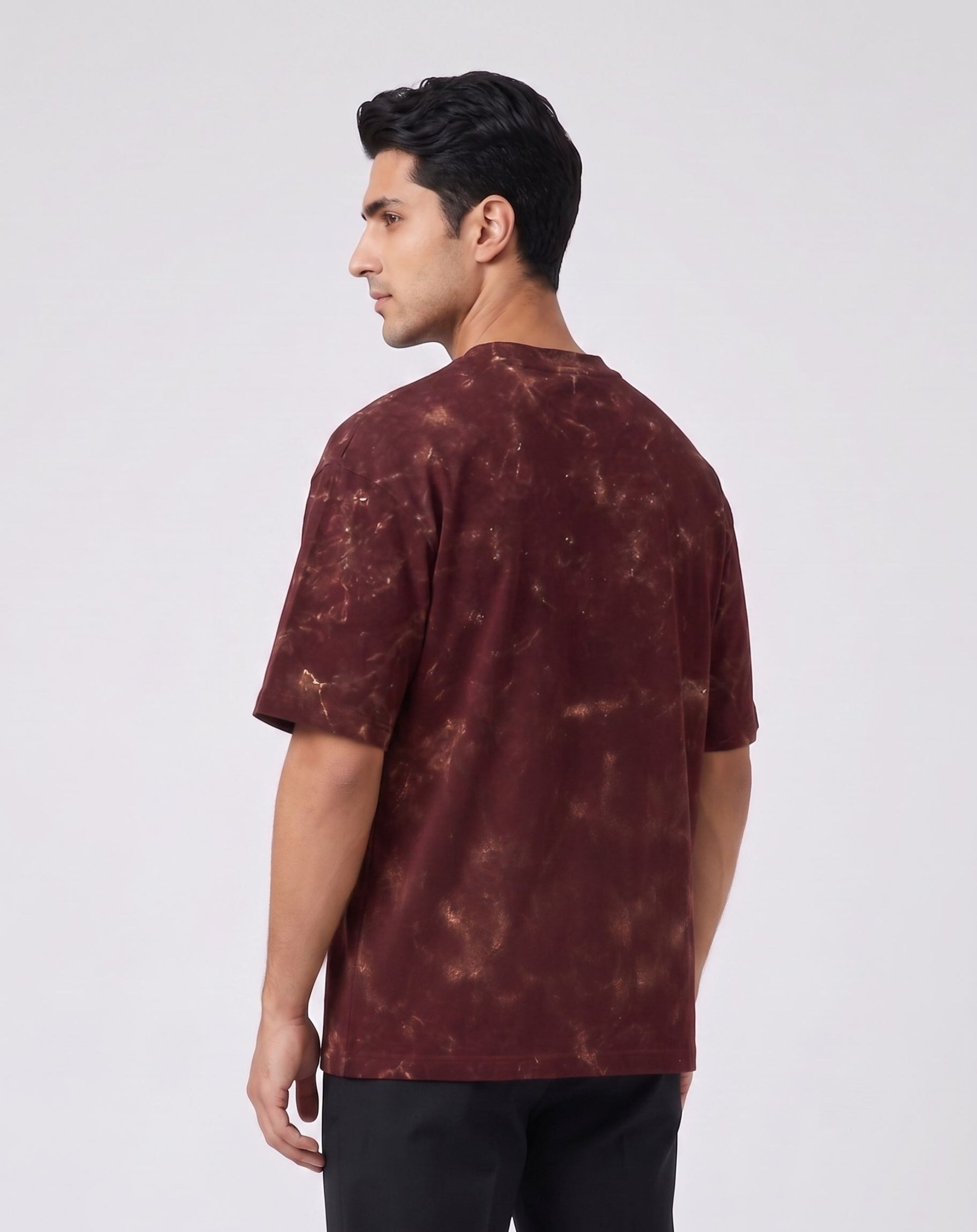 Maroon - acid washed HW