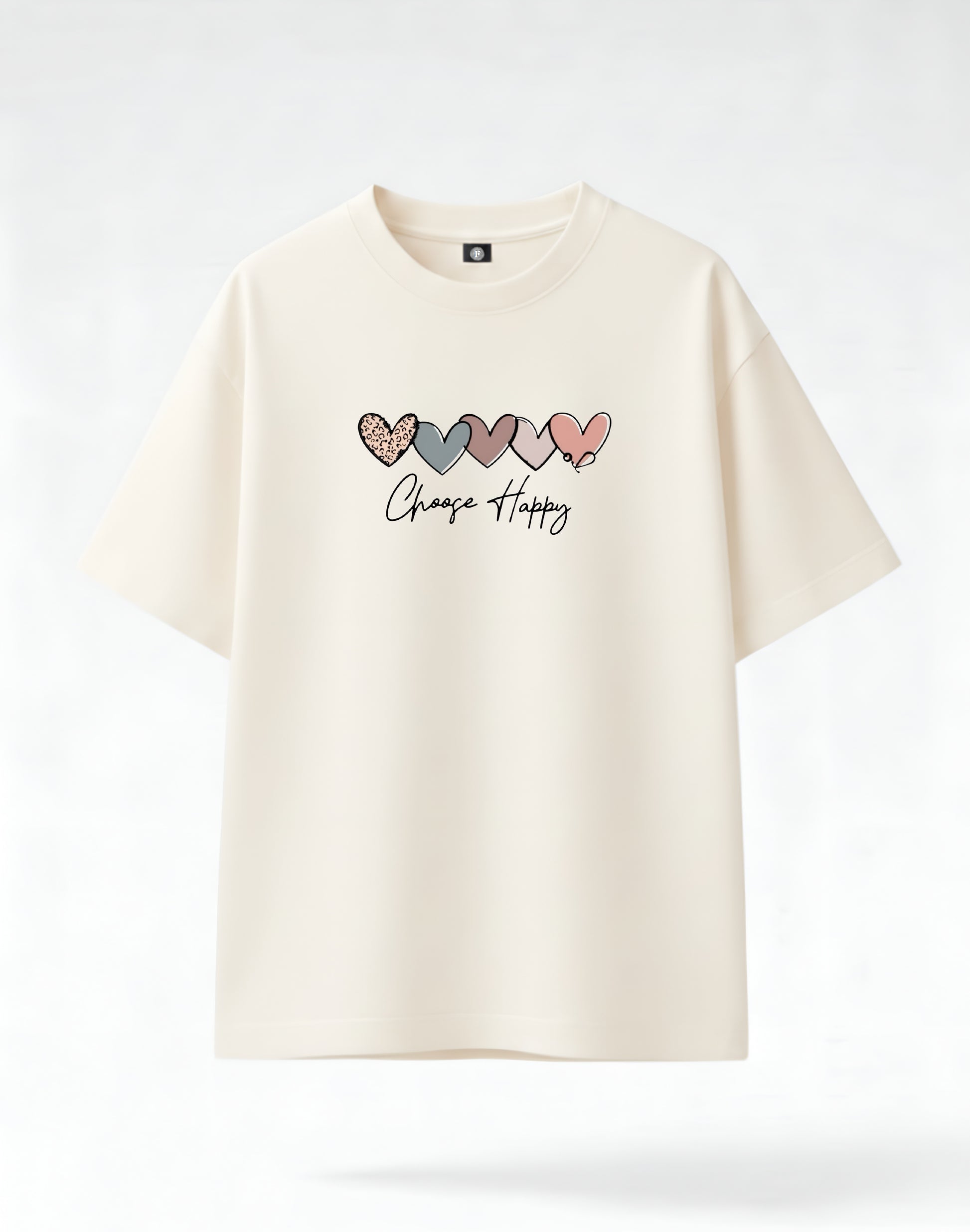 Choose happy - off white HW