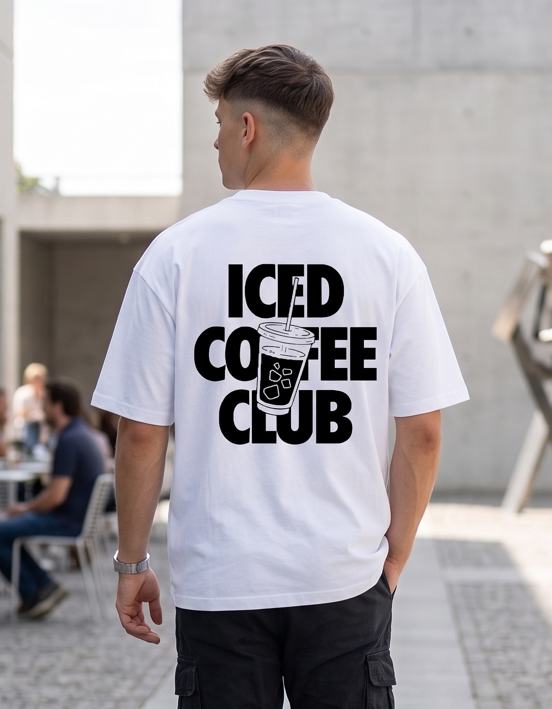 Iced coffee club - white HW