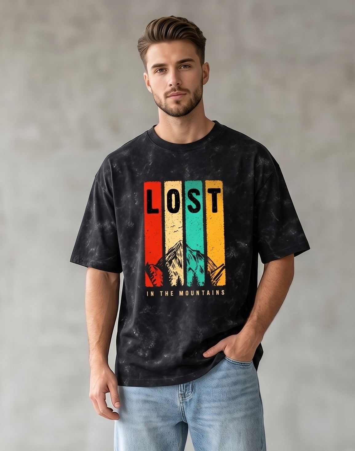 Lost in the mountains - black AW MW