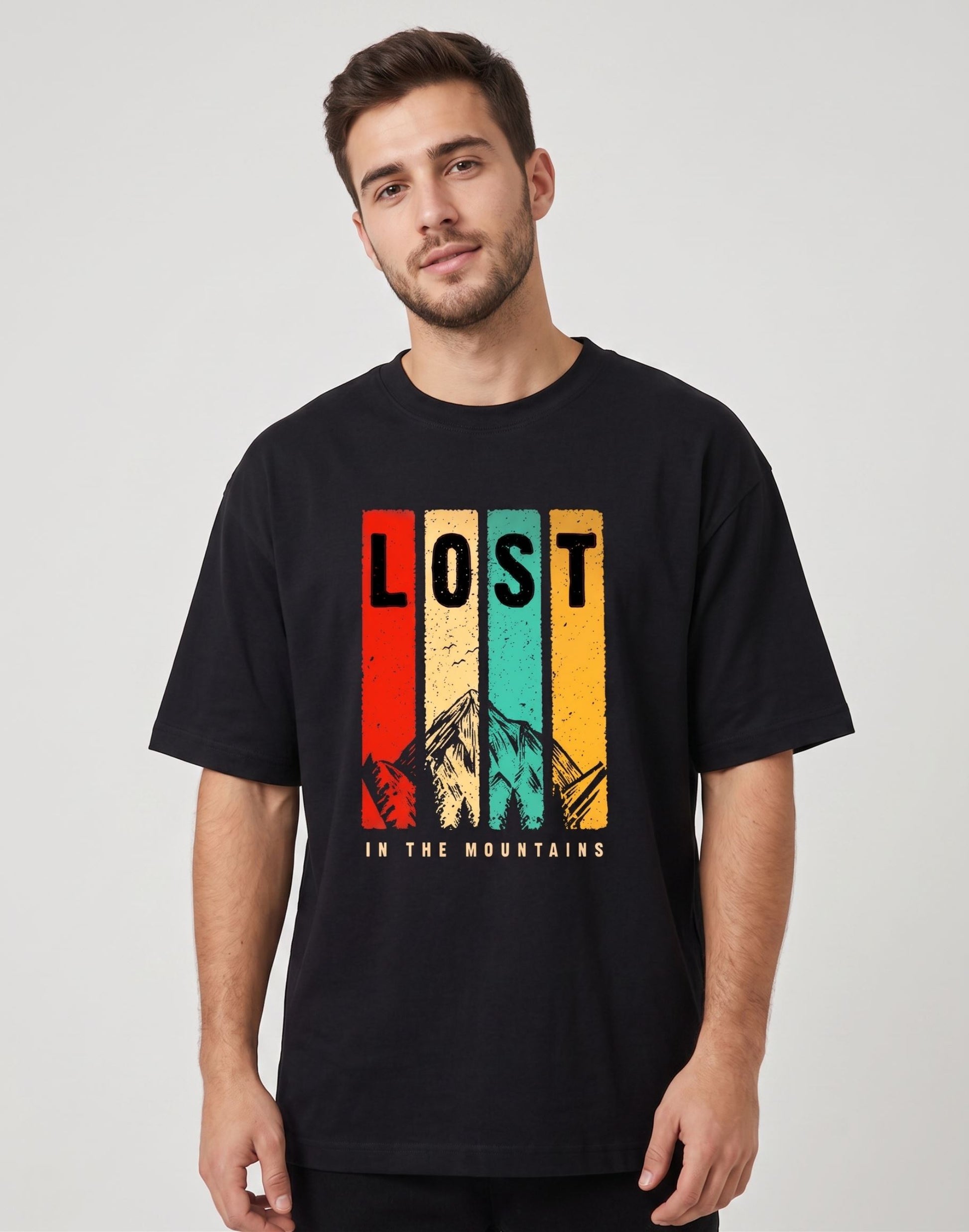 Lost in the mountains - black HW