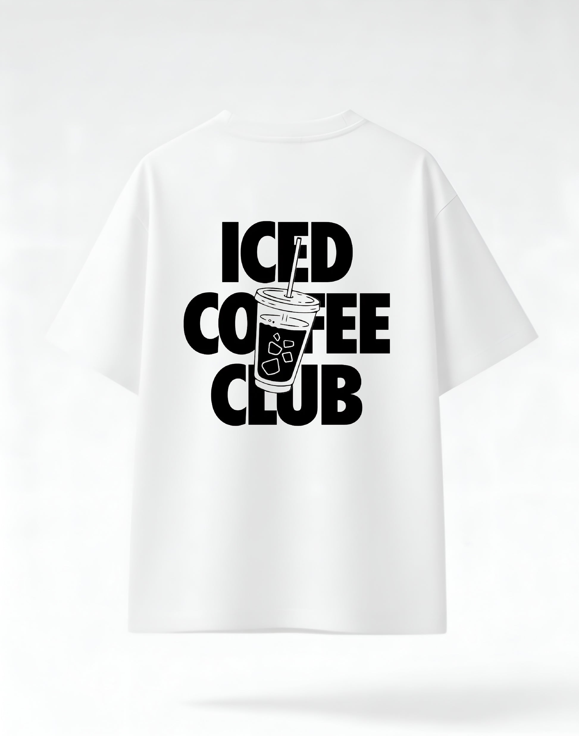 Iced coffee club - white