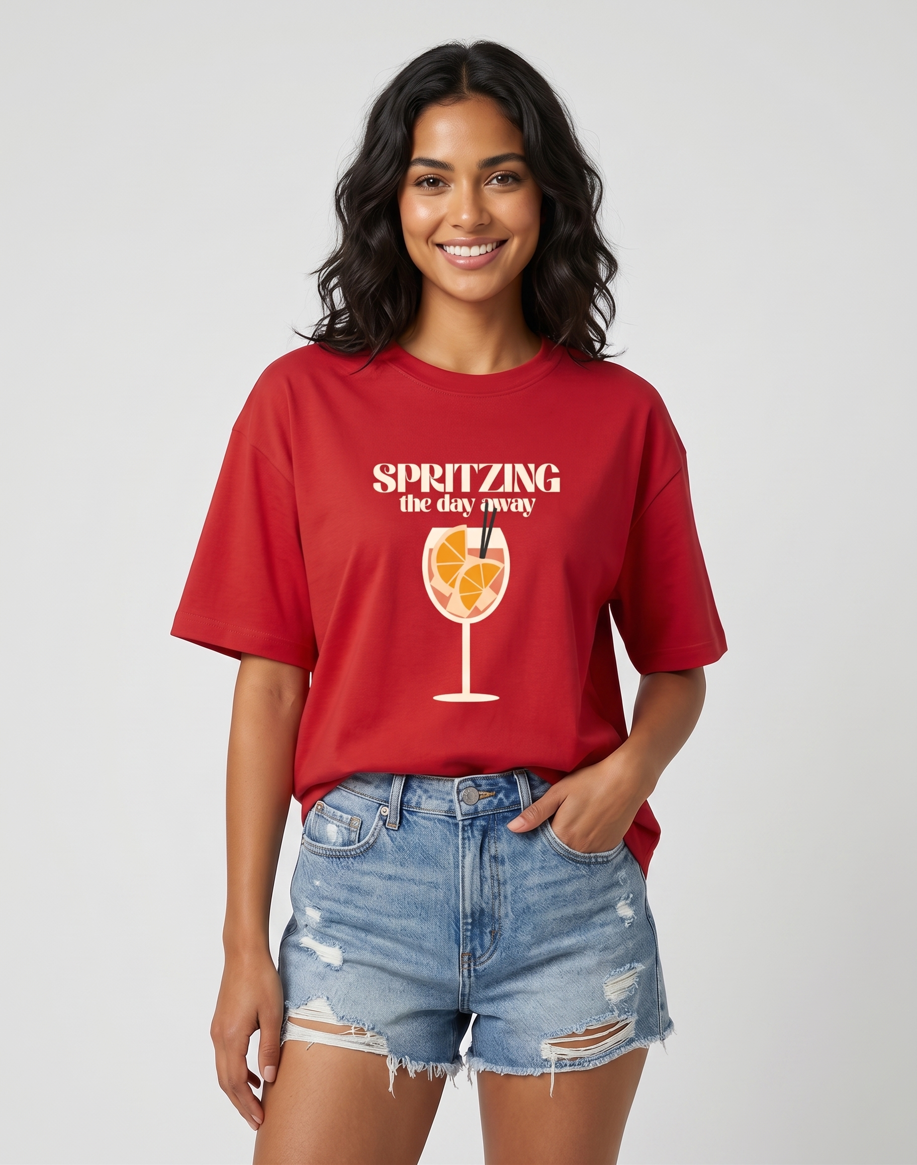 Spritzing - red