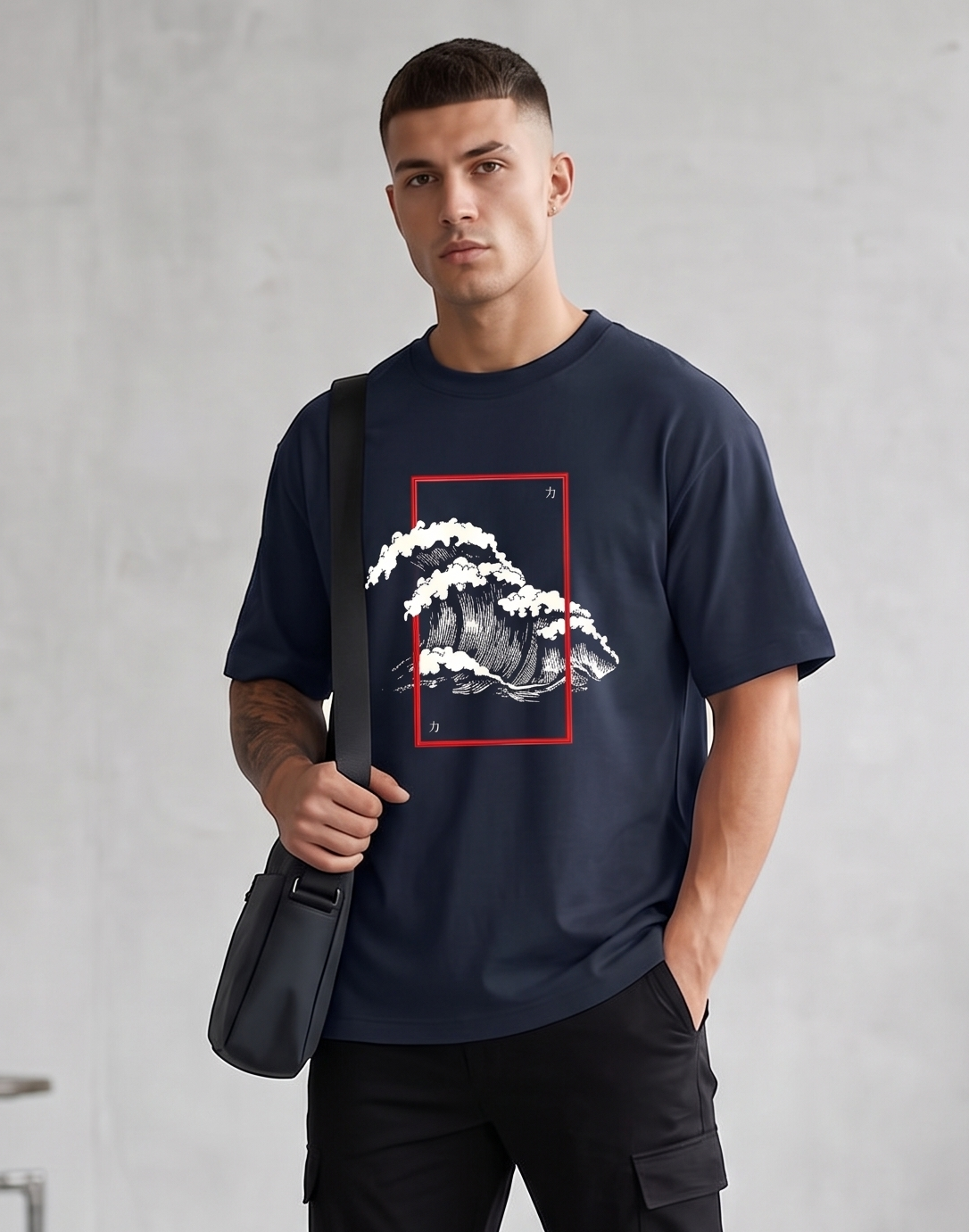 The kanagawa frame - navy blue HW