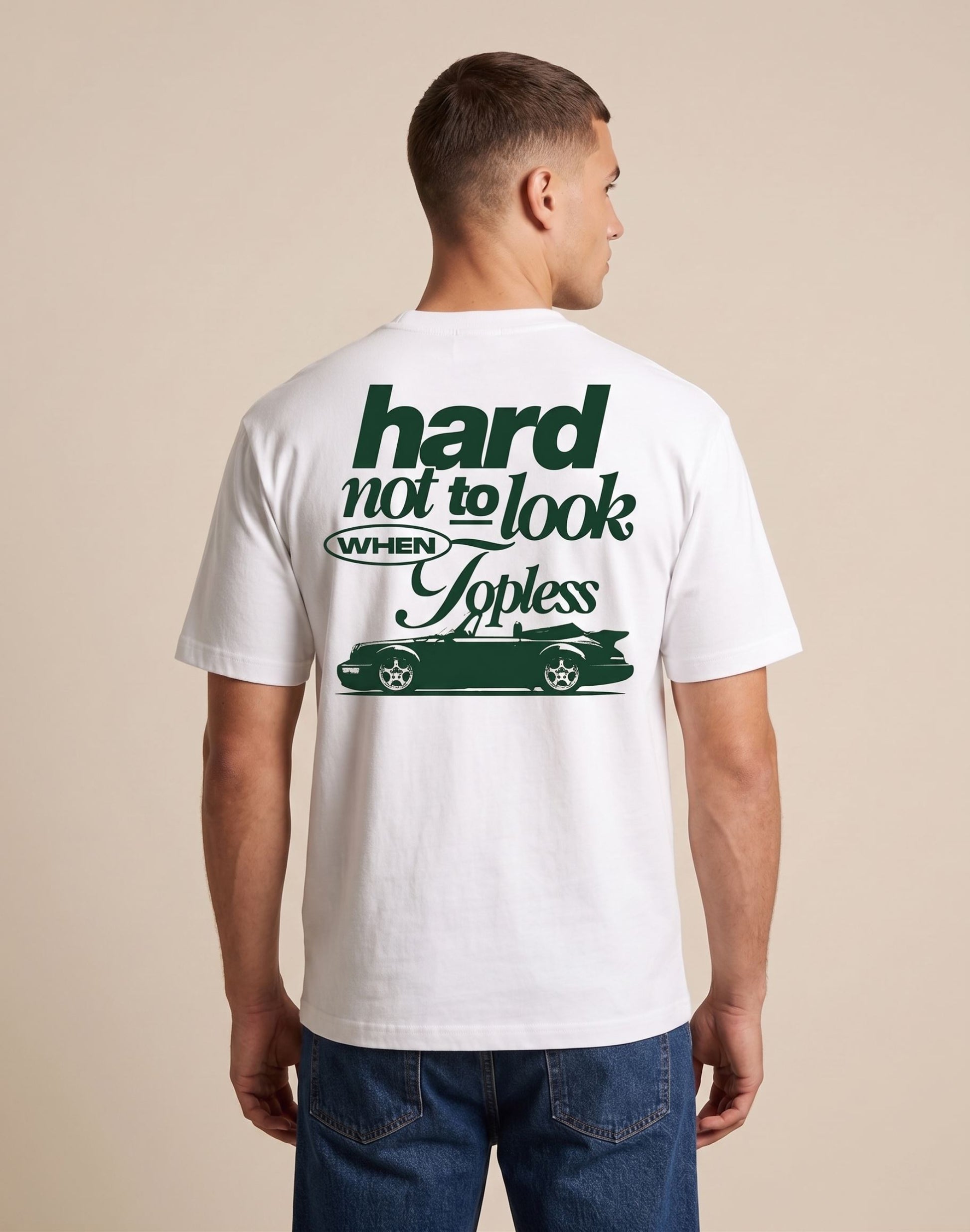 Hard not to look - white HW