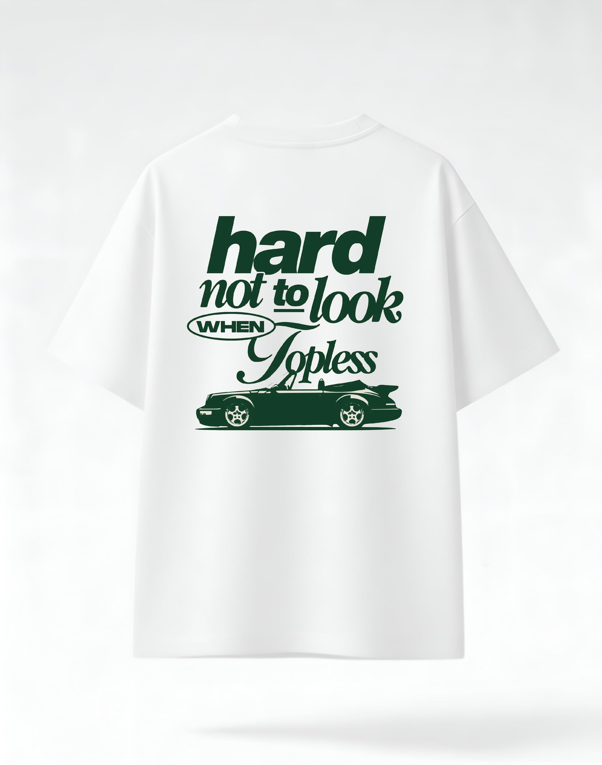 Hard not to look - white HW