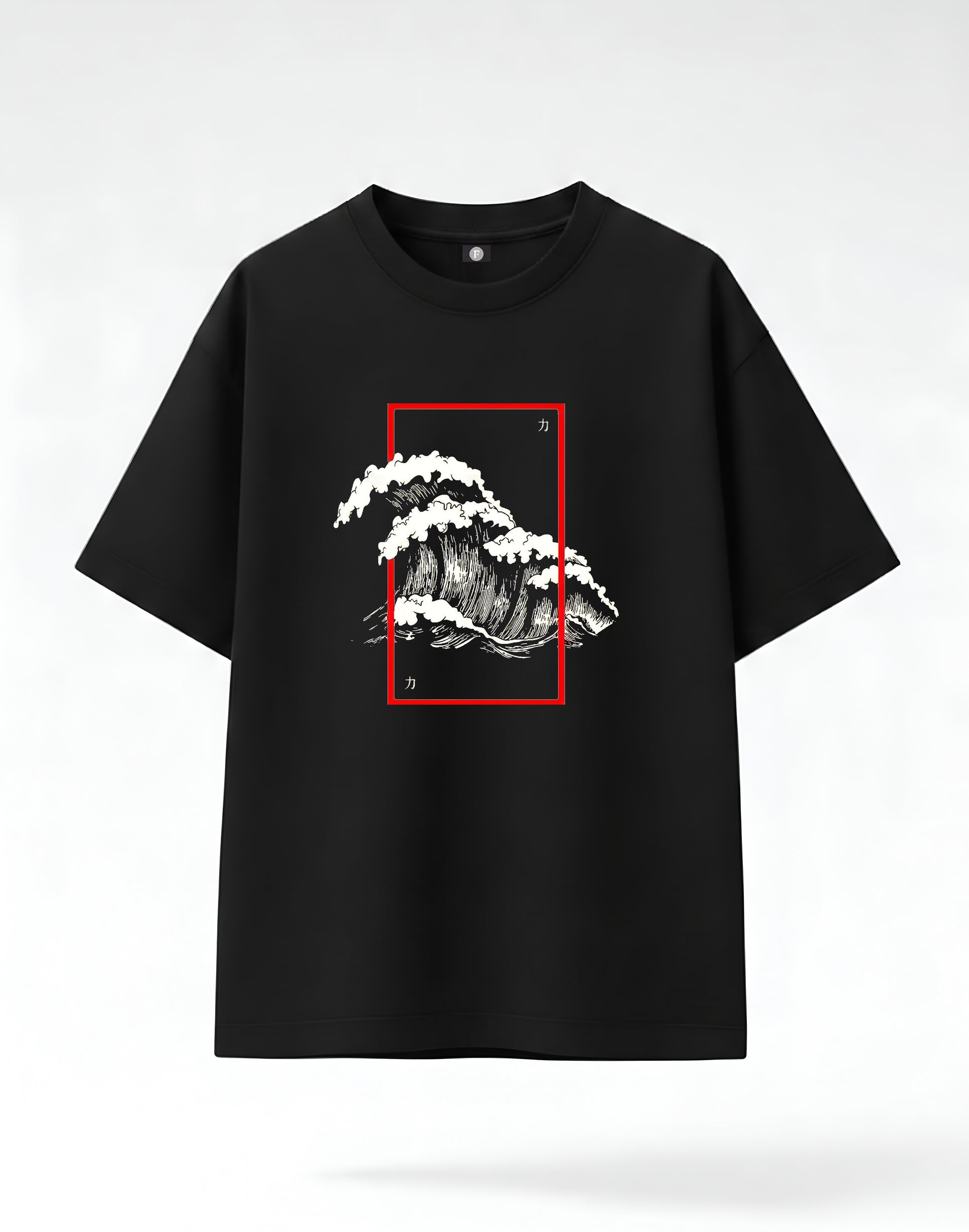 The kanagawa frame - black