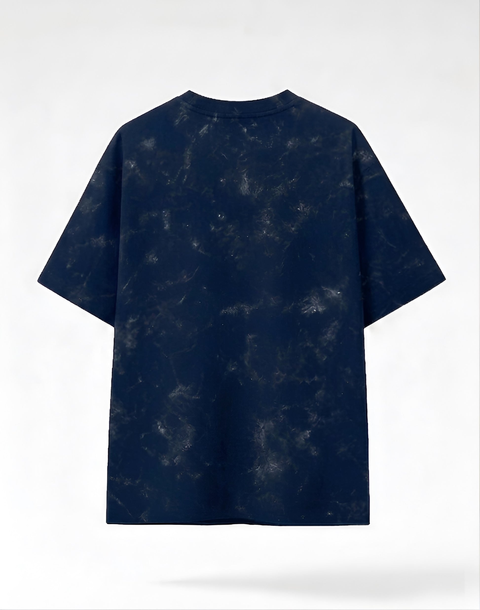 Navy blue - acid washed HW