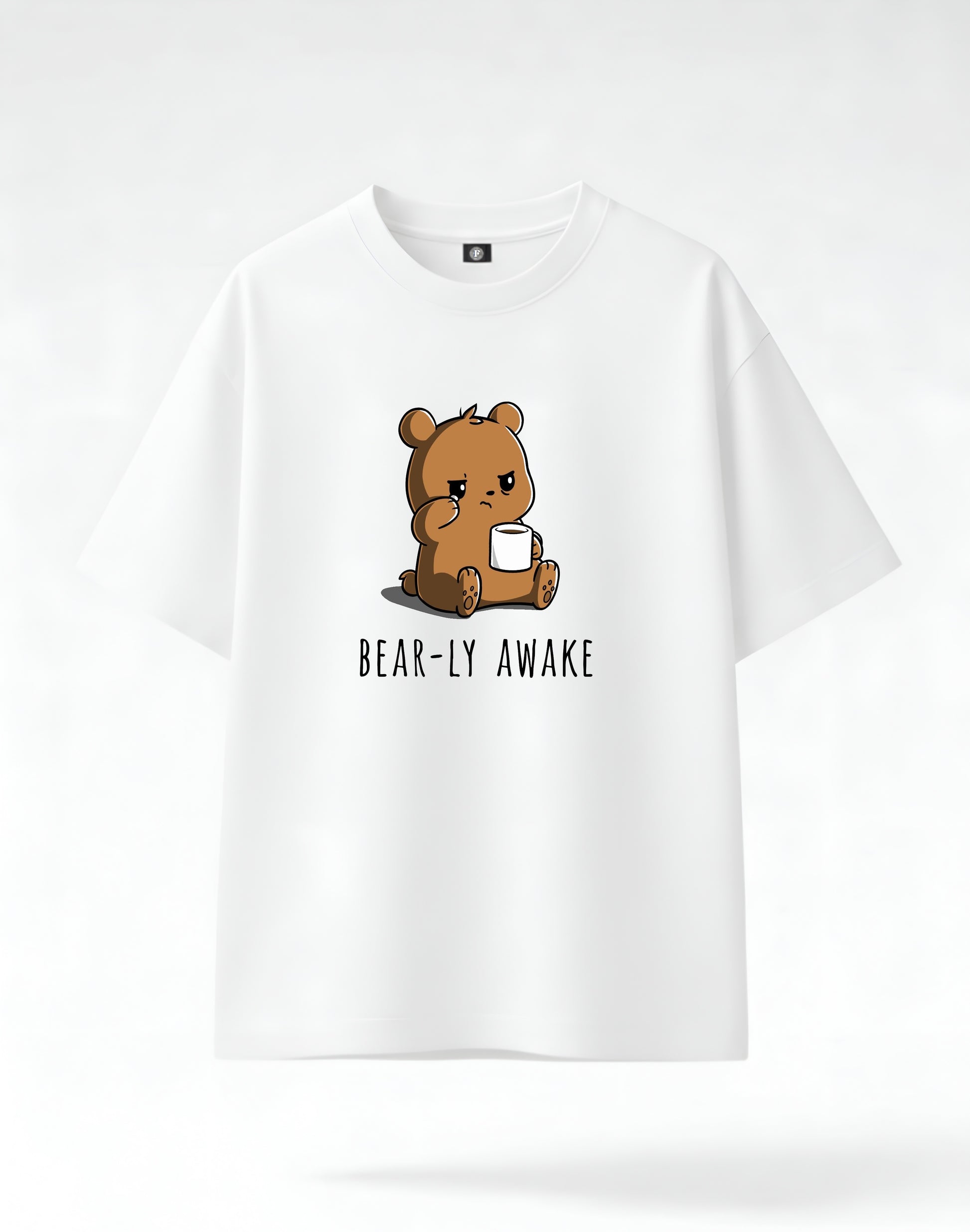 Bearly awake - white