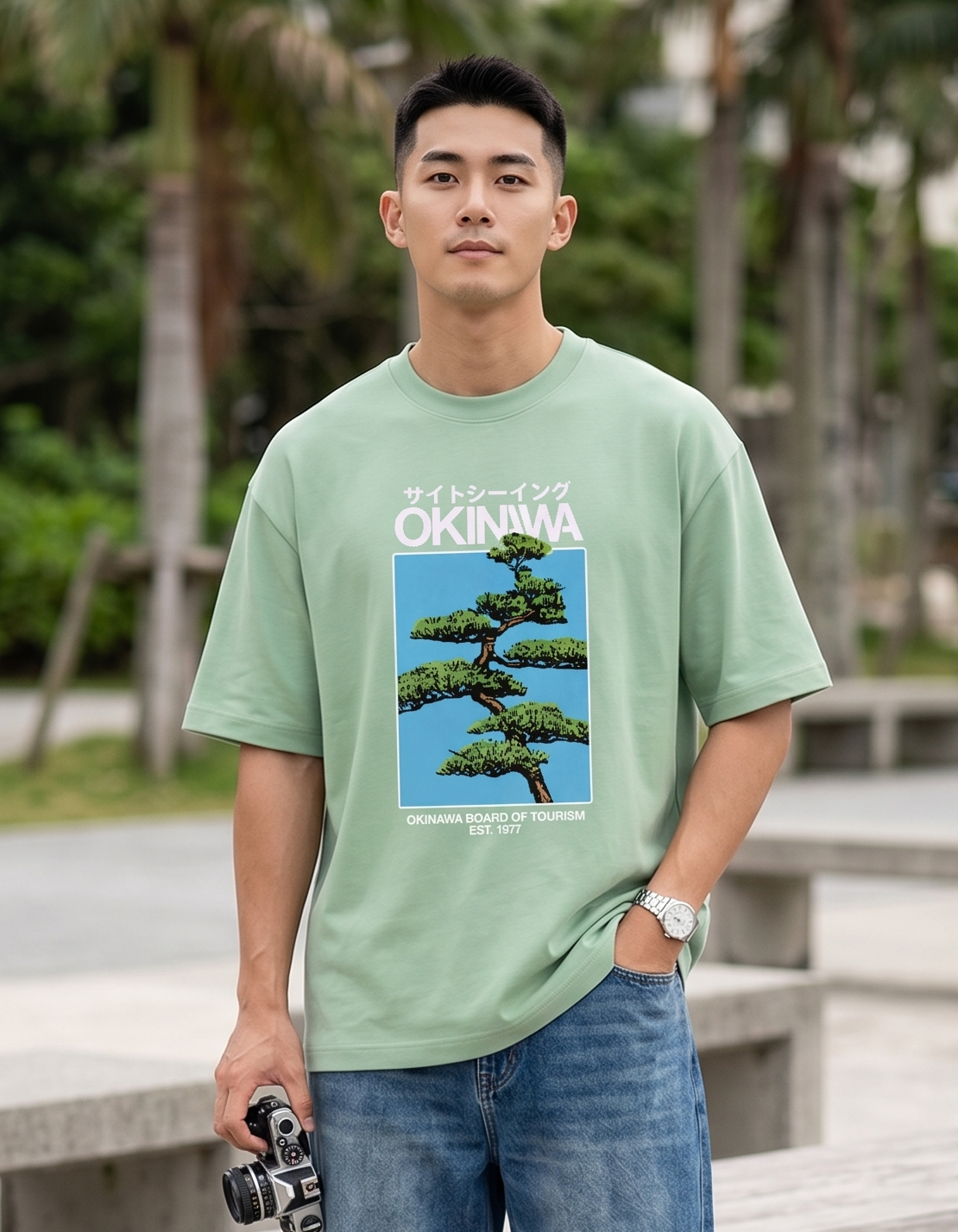 Okinawa - sage green