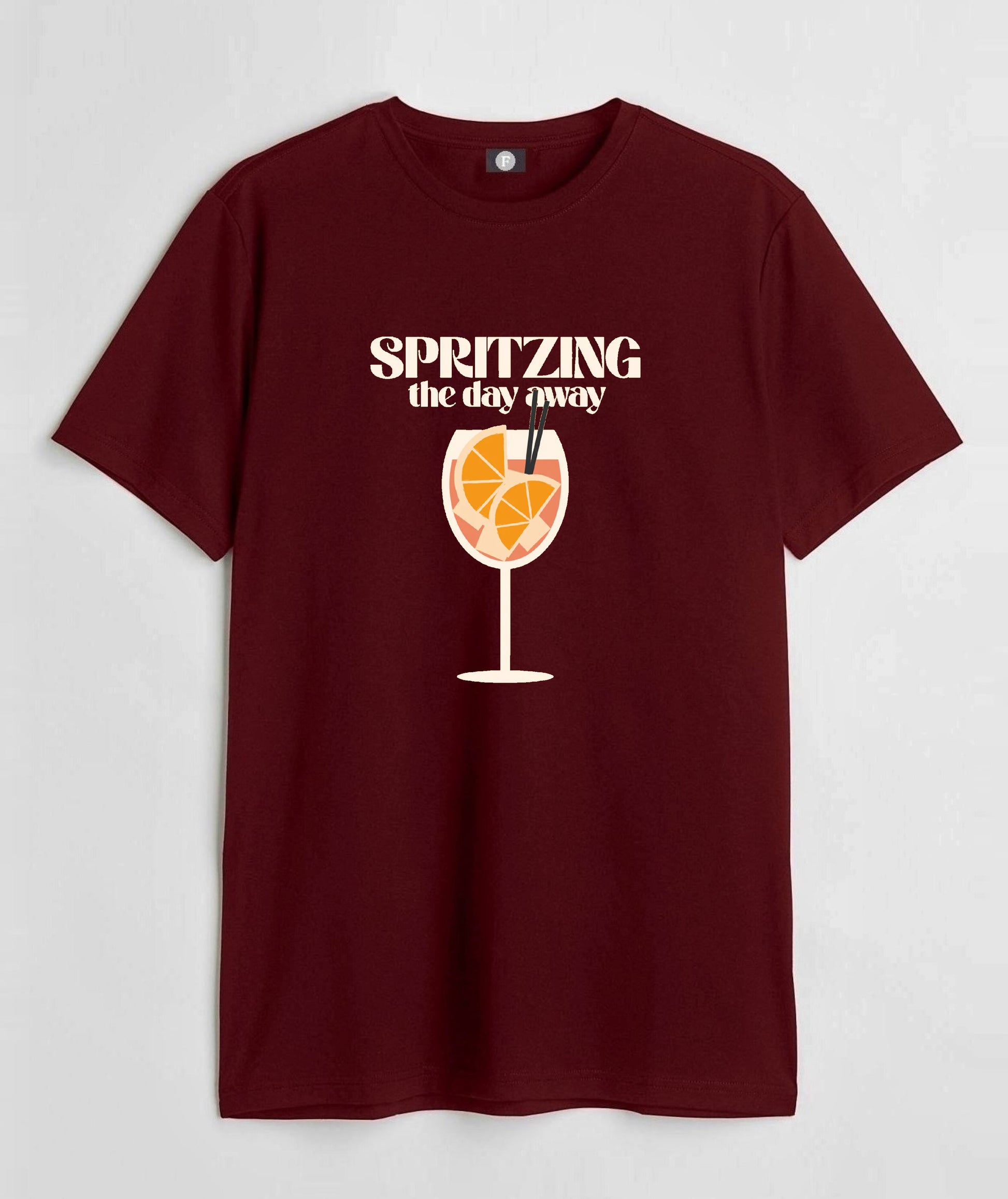 Spritzing - maroon