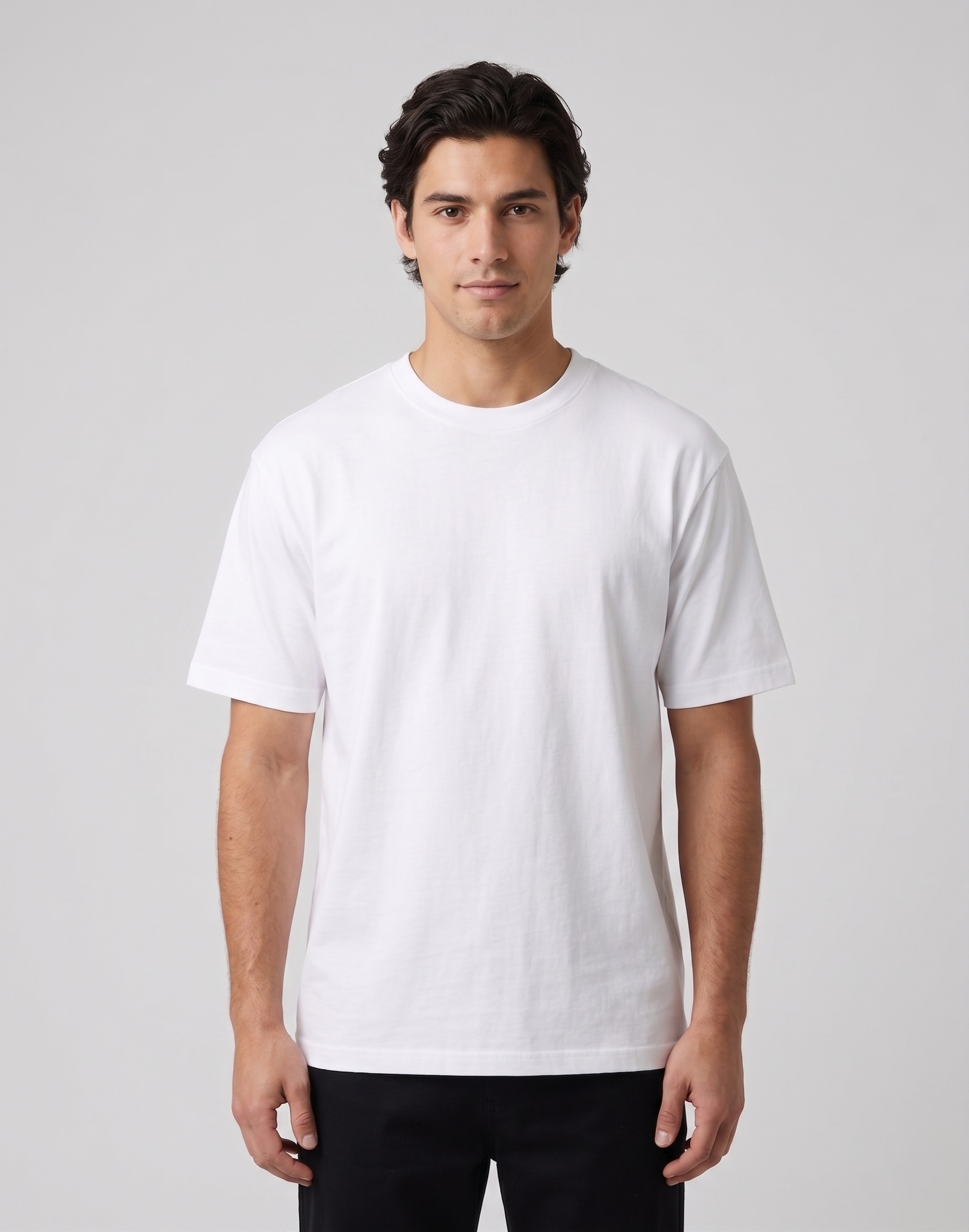 Hard not to look - white