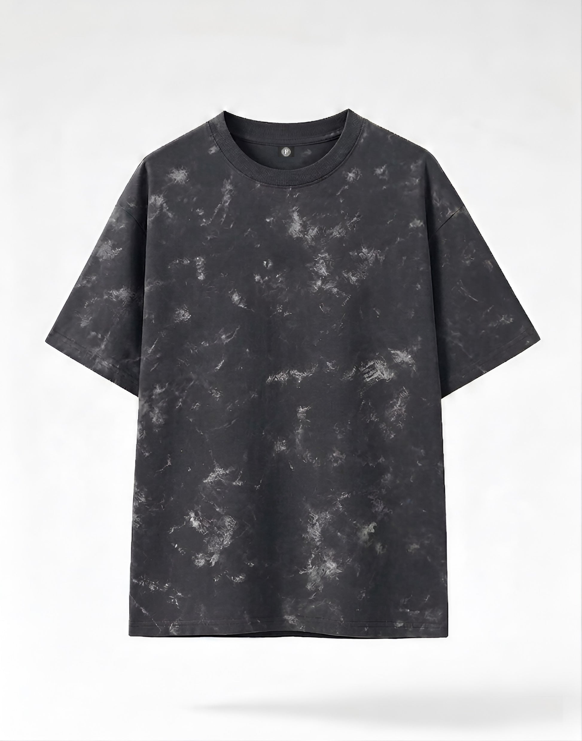 Heather grey - acid washed HW