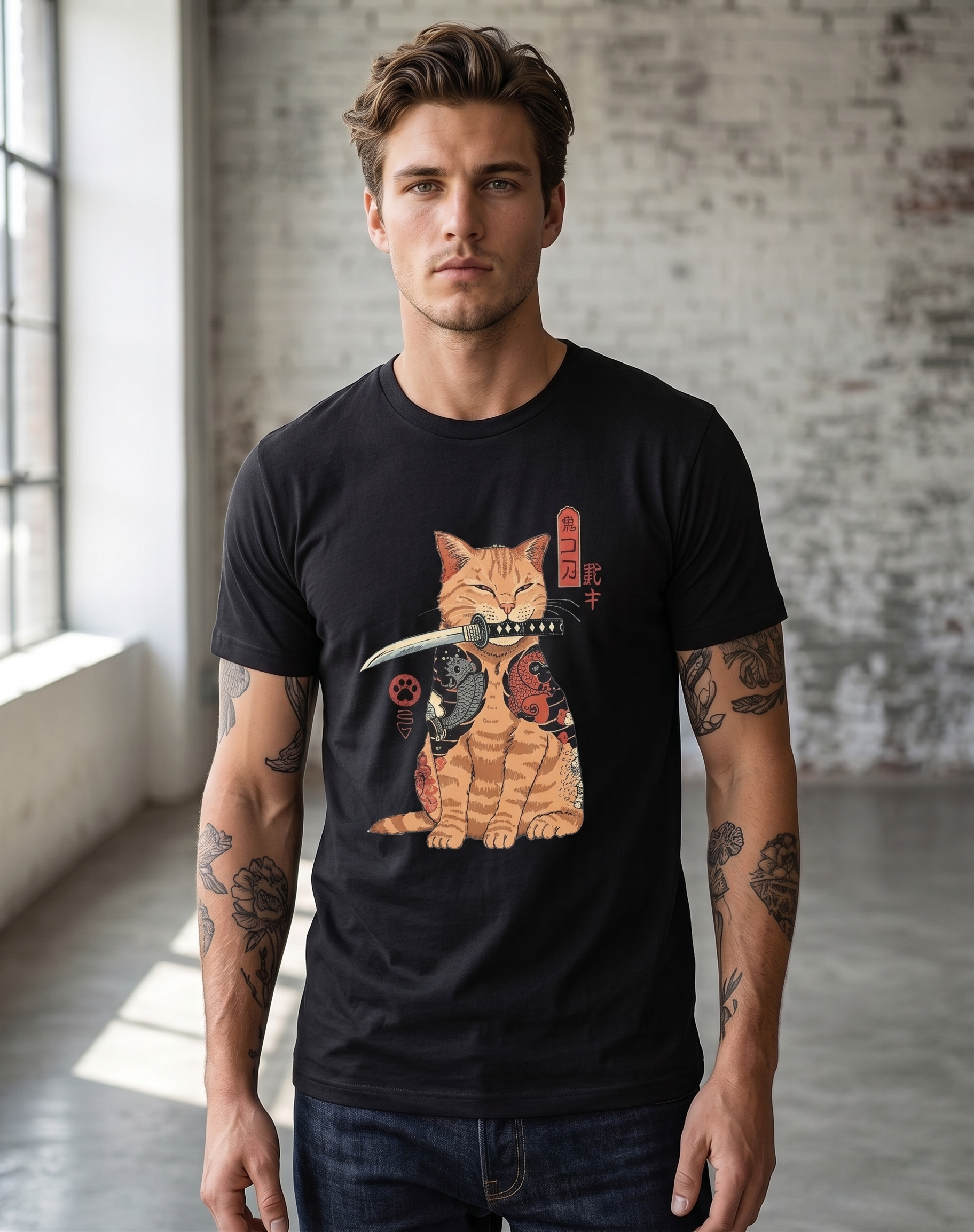 Katana cat - black