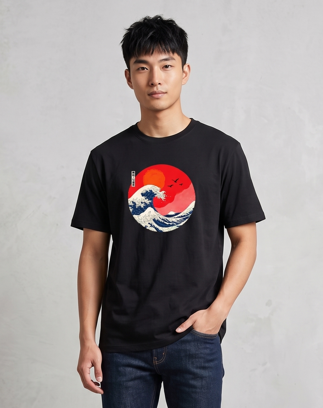 The great wave - black