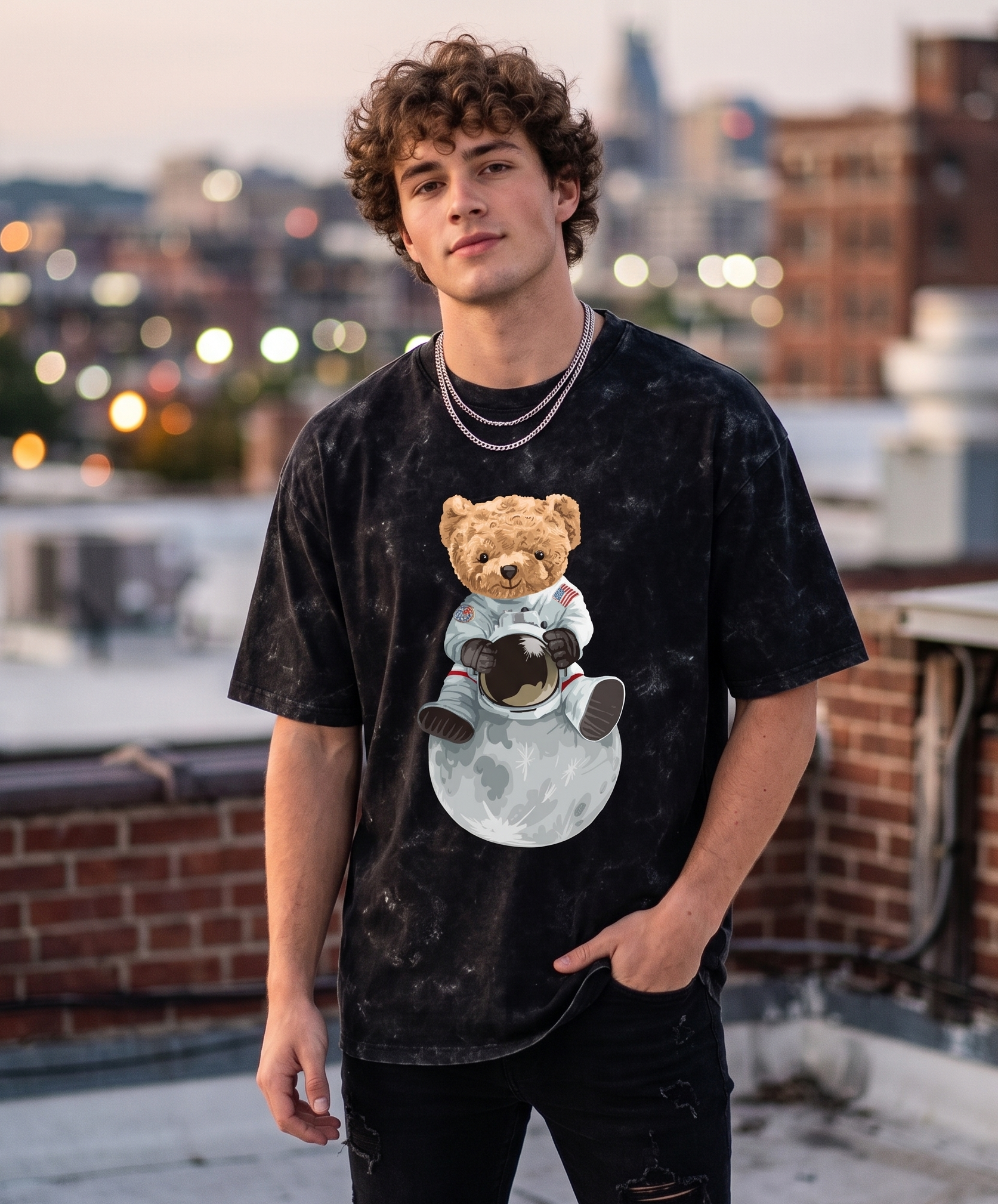 Space teddy - black HW AW