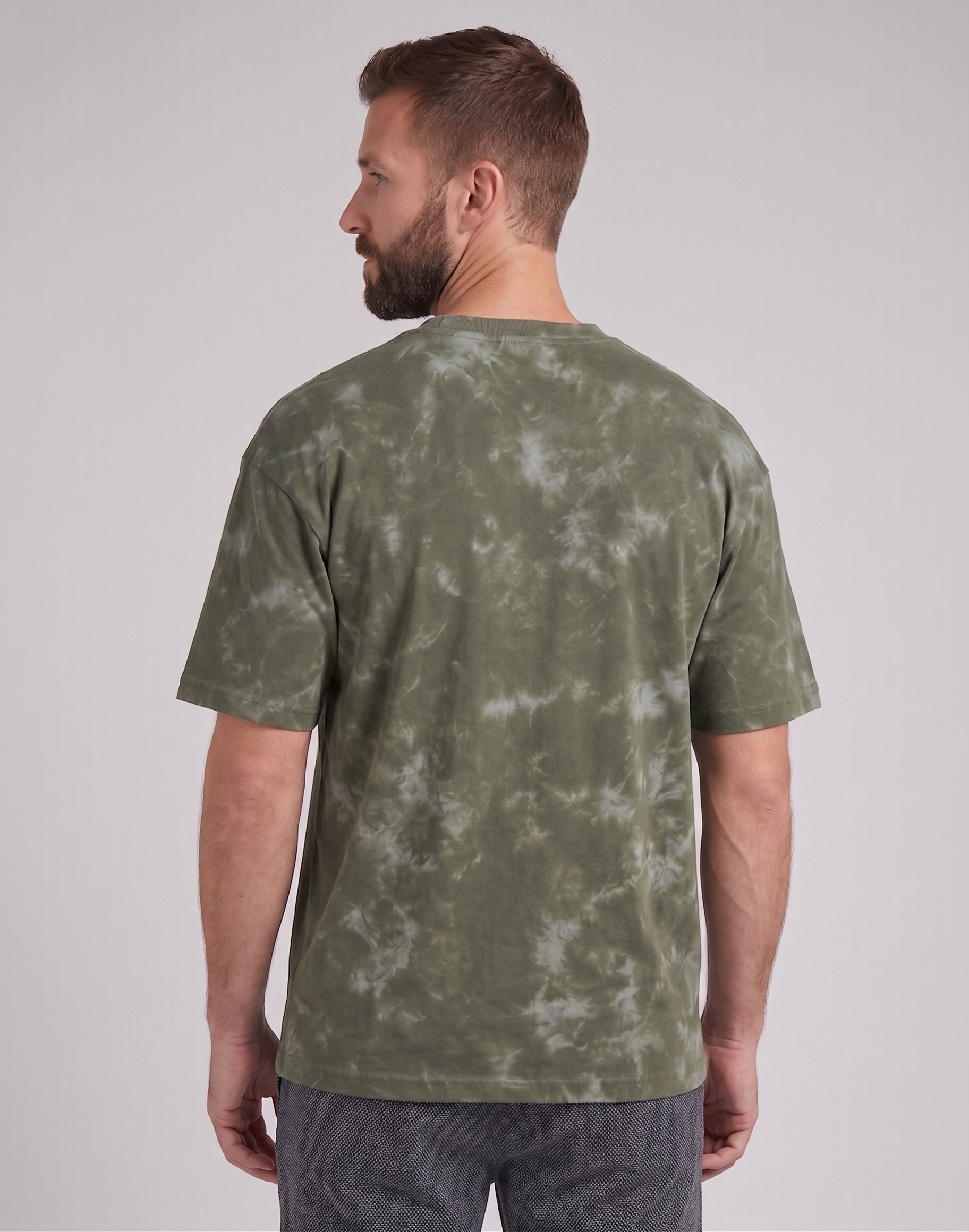 Army green - acid washed HW