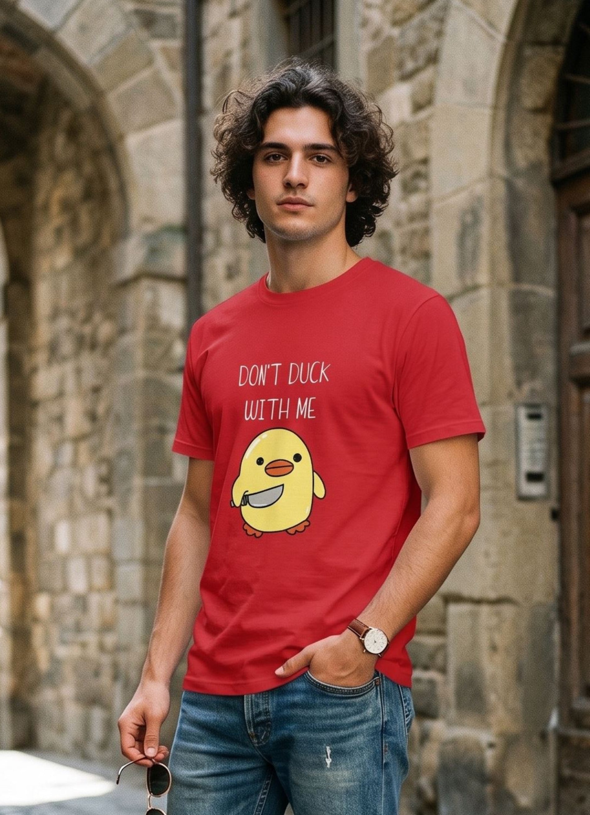 Don't duck with me - red